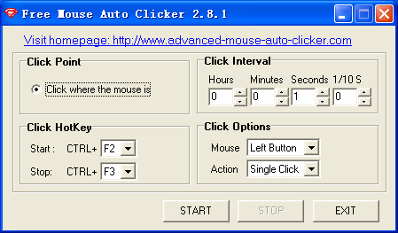 Free Mouse Auto Clicker滑鼠連點代替品 最新免安裝版